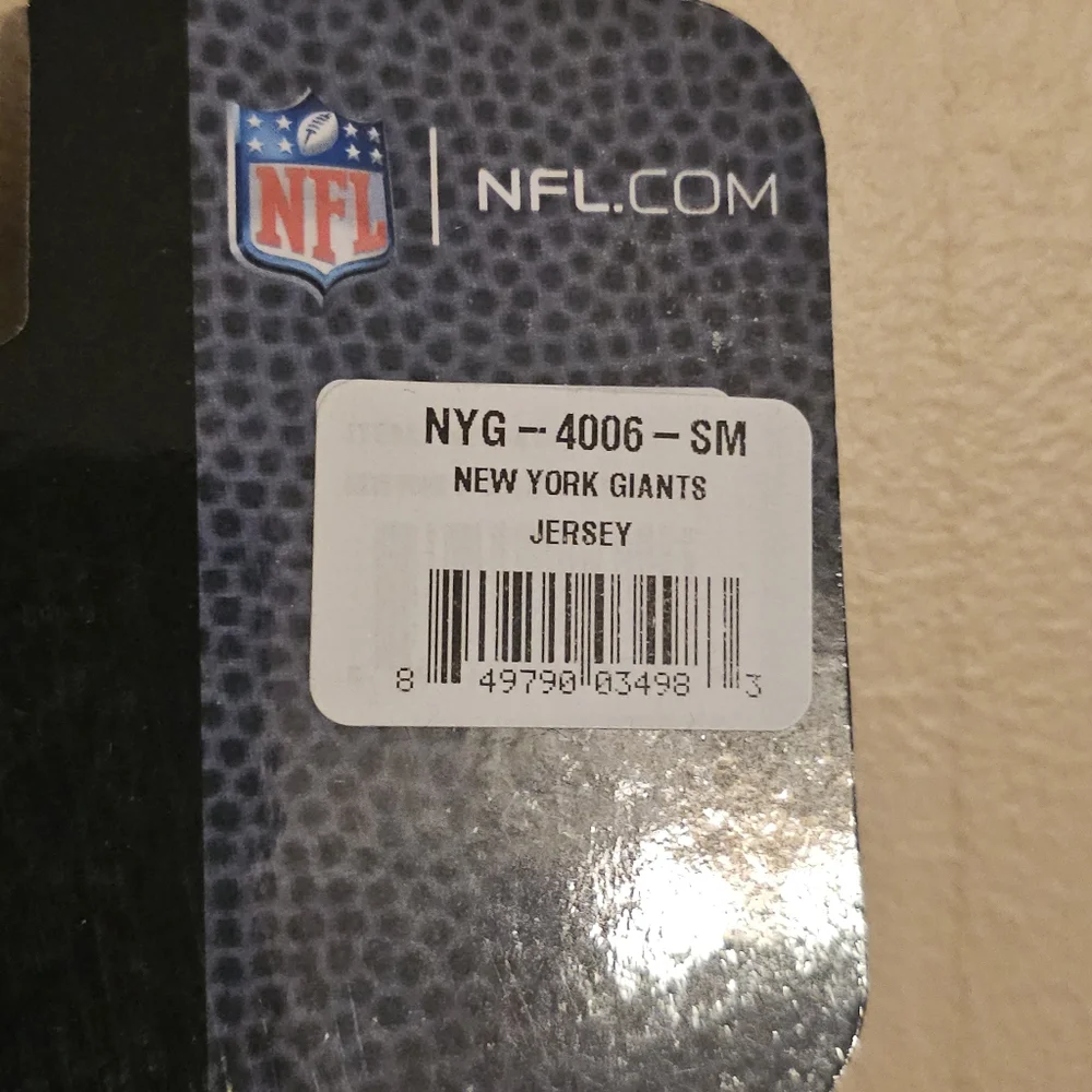 NFL New York Giants Small Pet Jersey